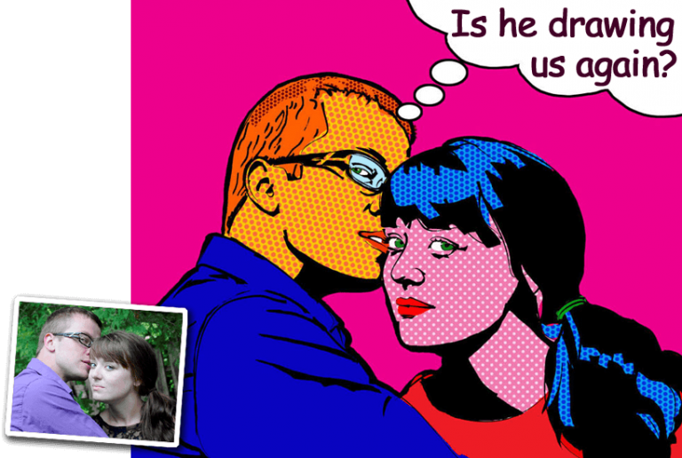 custom comic book art creation