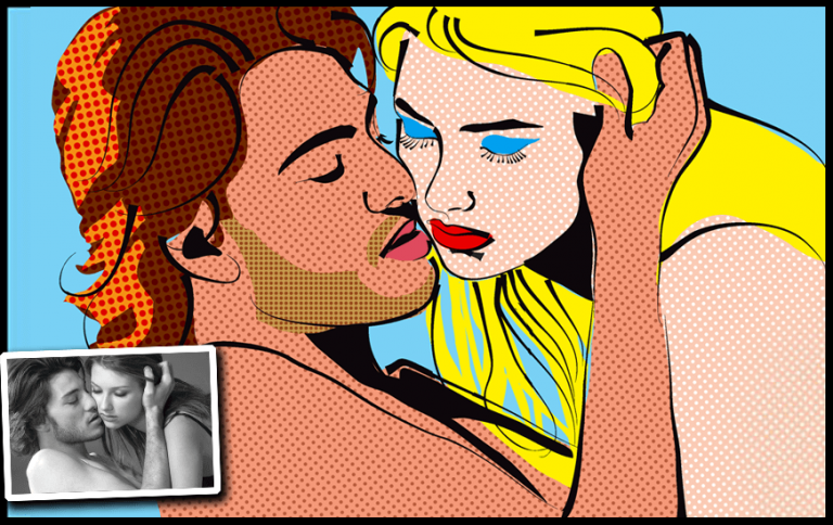 convert photo to comic book panel