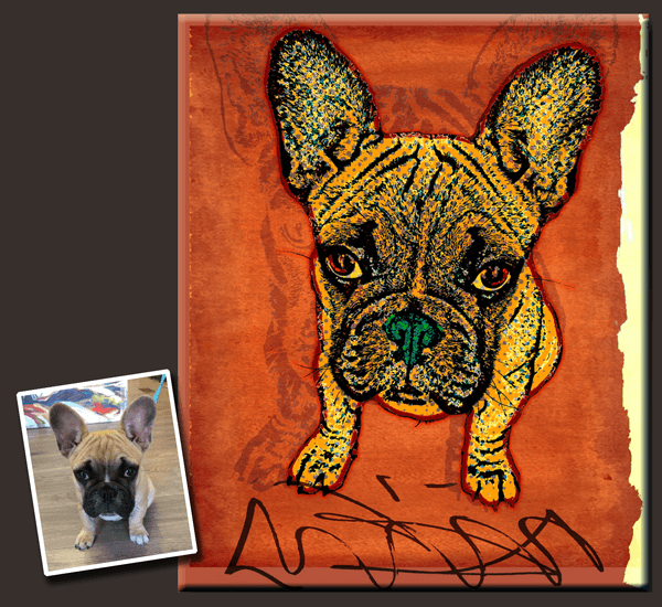 custom pet pop art